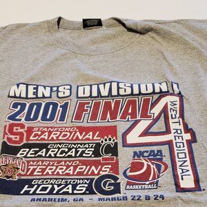 NCAA Basketball West Region 2001 tee-shirt